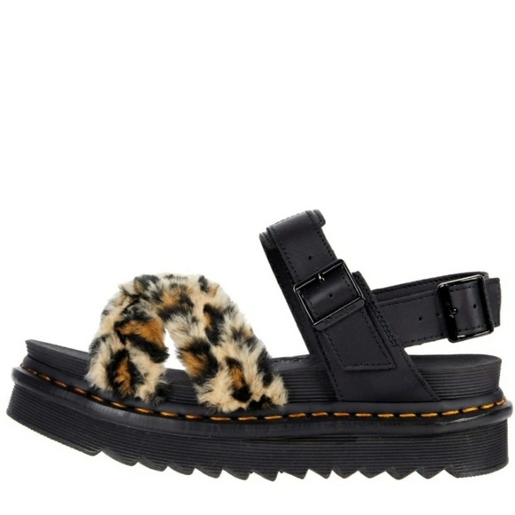 Dr. Martens Shoes - DR.MARTENS Voss II Fluffy Women | Tan/Black Leopard 26721285